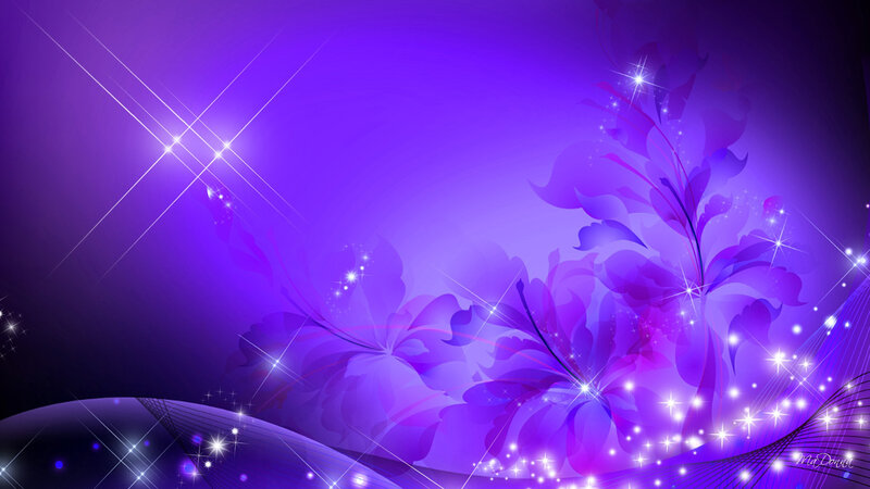 Purple Floral Abstract Design — Dreamy