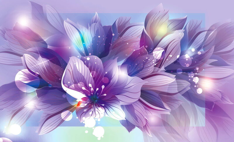 Purple Floral Arrangement — Ethereal