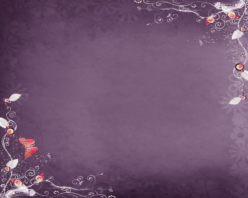 purple floral decorative background