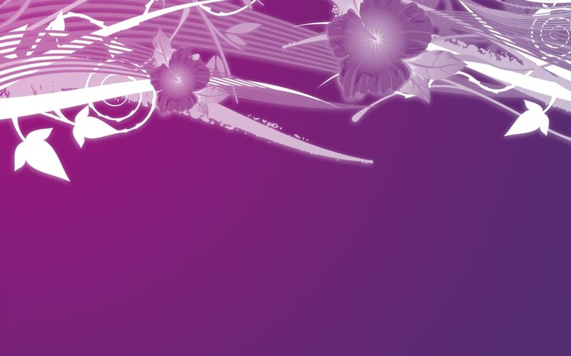 Purple Floral Design — Calm
