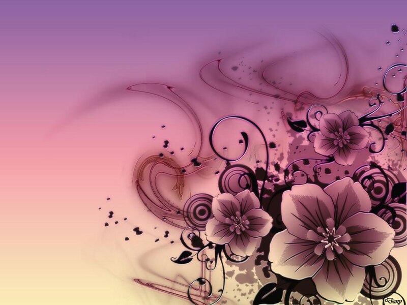 Purple Floral Design — Dreamy