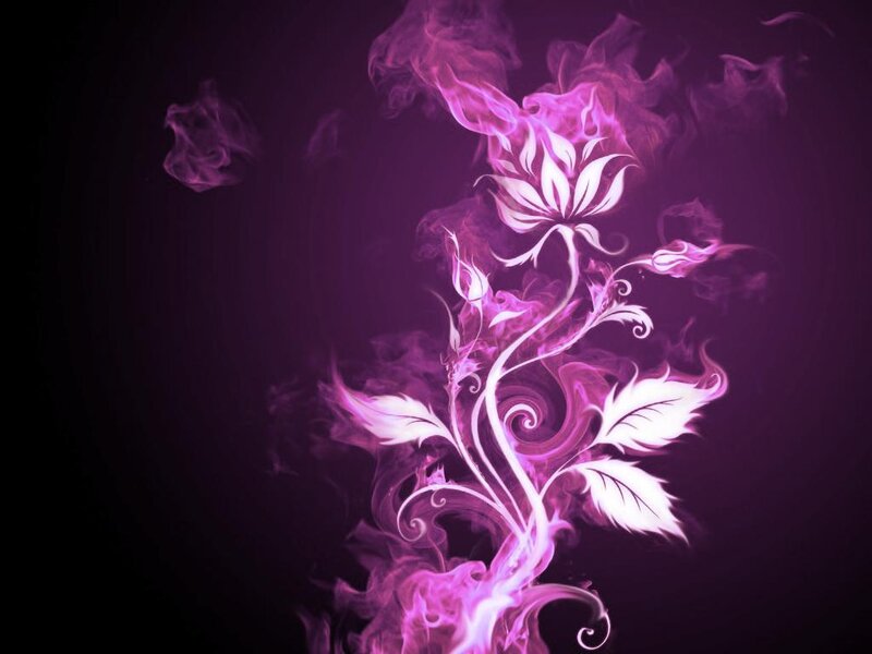 Purple Floral Design — Ethereal
