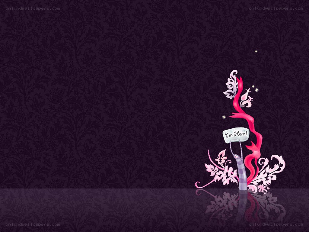 purple floral design with sign