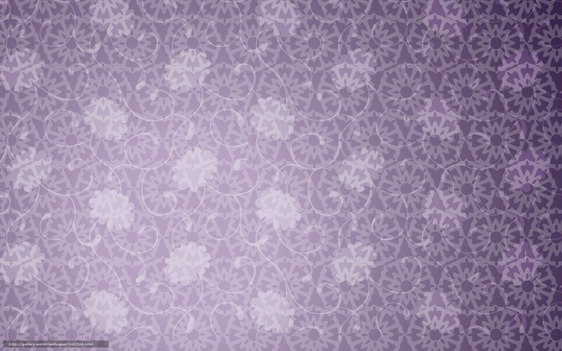 Purple Floral Pattern — Calm, Digital Art, Flowers, Vines