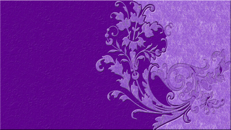 Purple Floral Pattern — Calm, Illustration