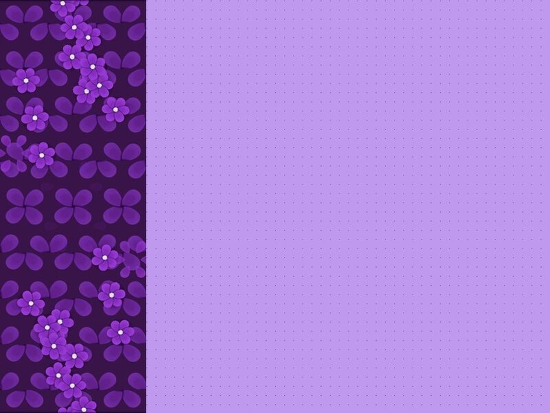 Purple Floral Pattern — Calm