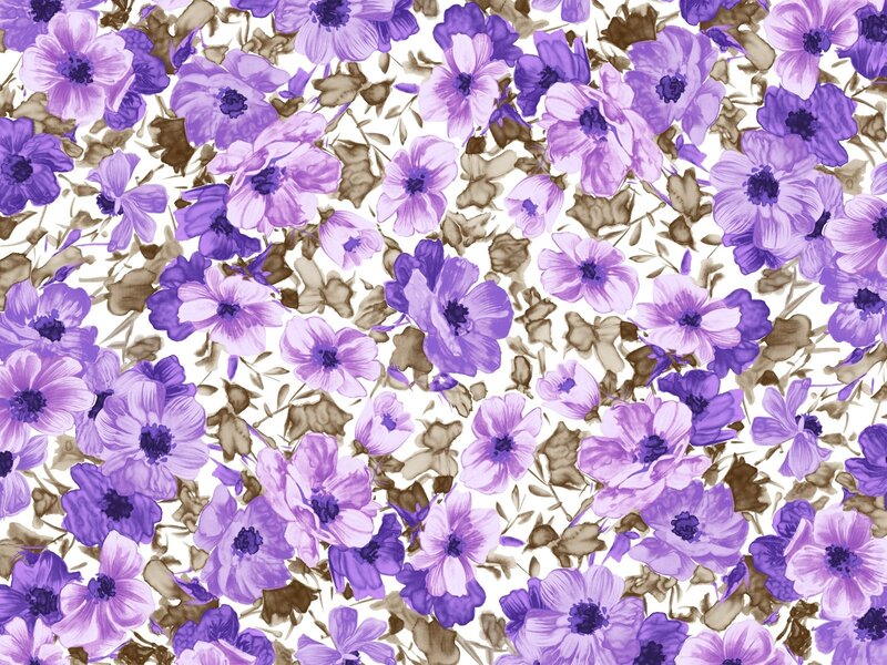 purple floral pattern design
