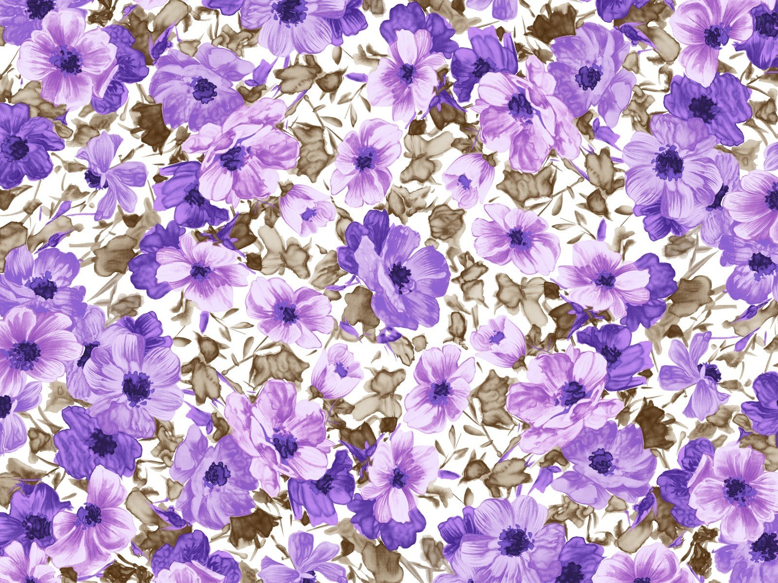 purple floral pattern design