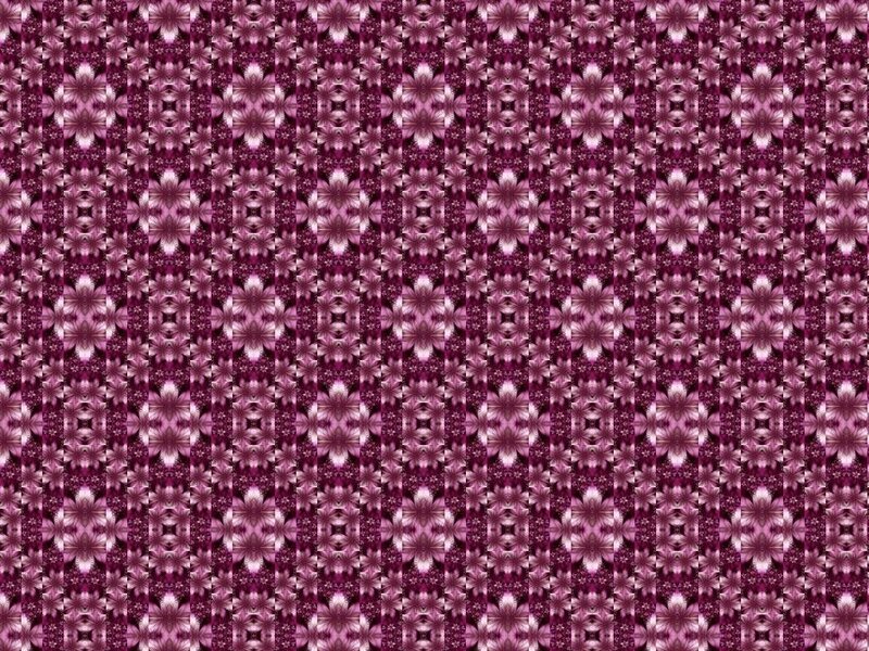 Purple Floral Pattern — Symmetrical