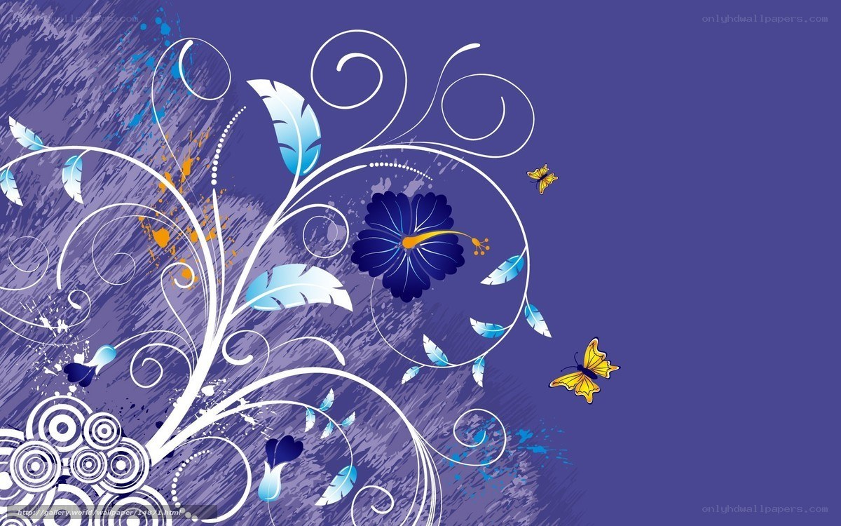 purple floral swirl design