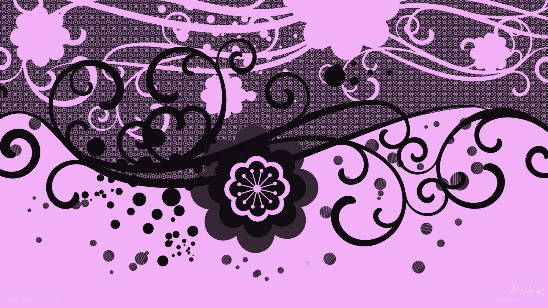 purple floral swirl pattern