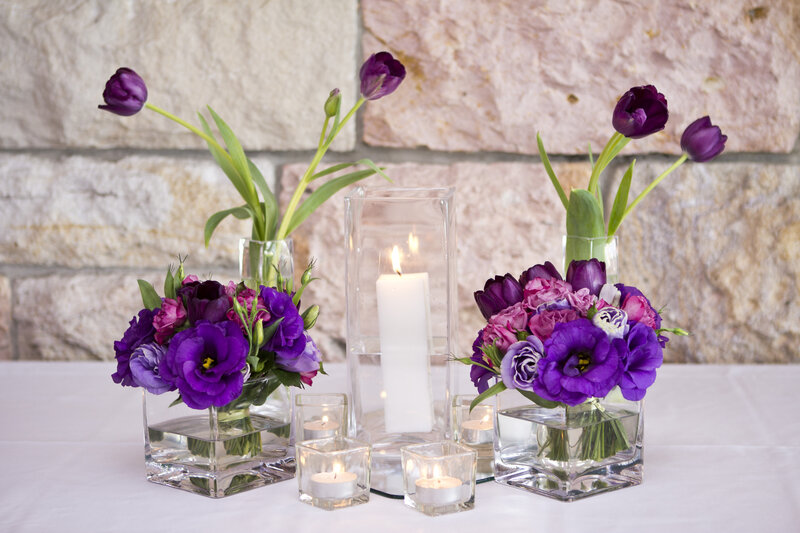 Purple Flower Arrangements