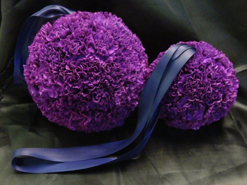 Purple Flower Balls