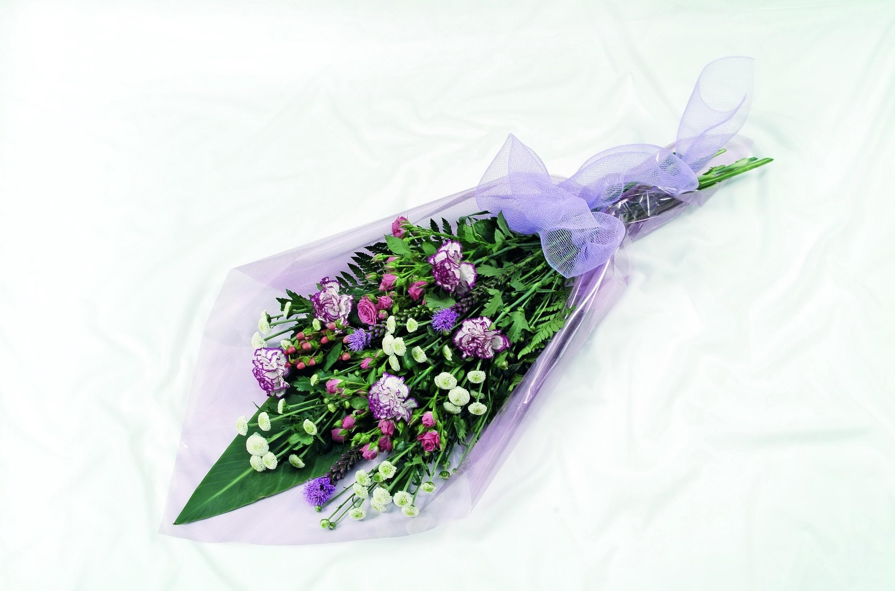 purple flower bouquet