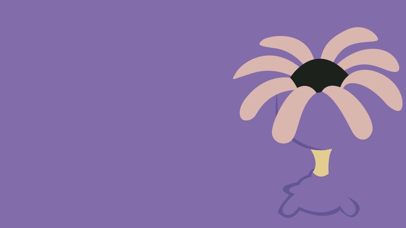 purple flower character