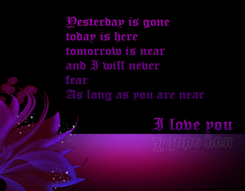 Purple Flower Design — Romantic