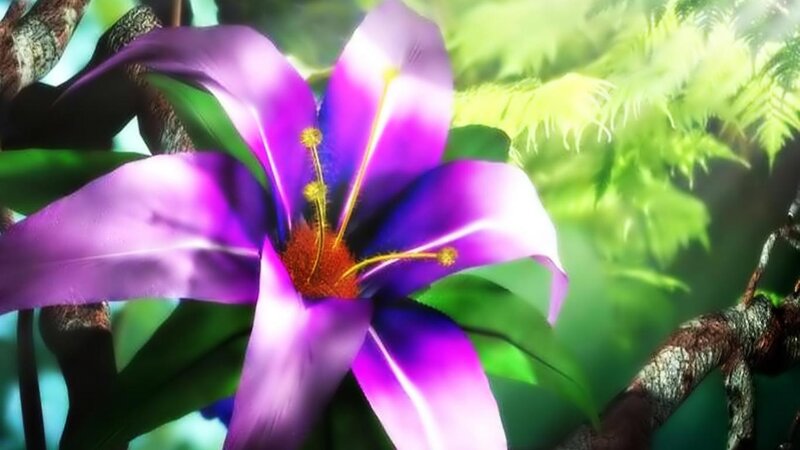 Purple Flower in Forest — Serene