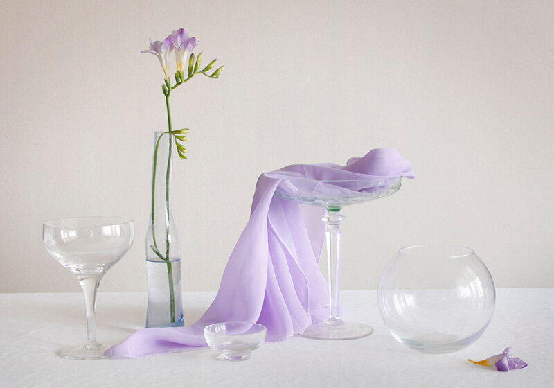 Purple Flower in Vase — Serene