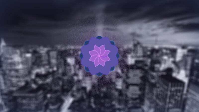 Purple Flower Logo