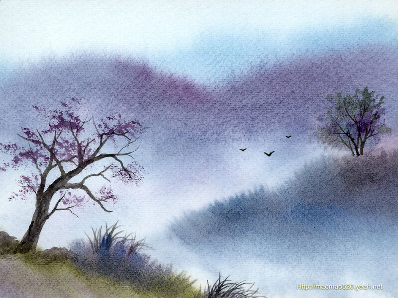 Purple-flowered Trees