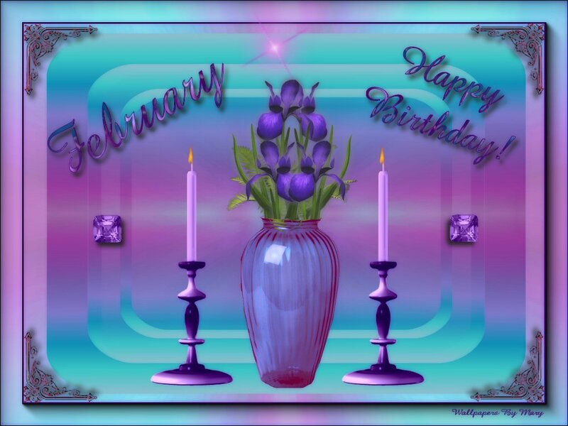 Purple Flowers in Vase — Celebratory