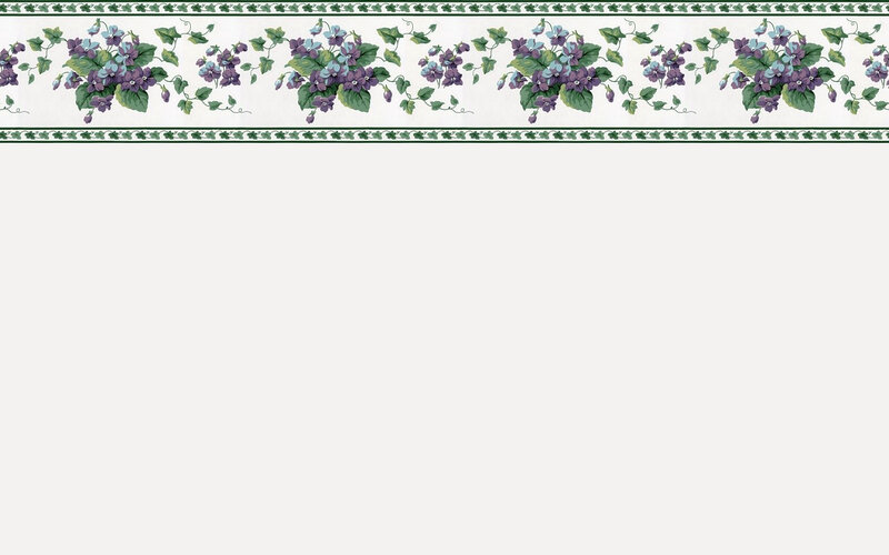 Purple Flowers on Border