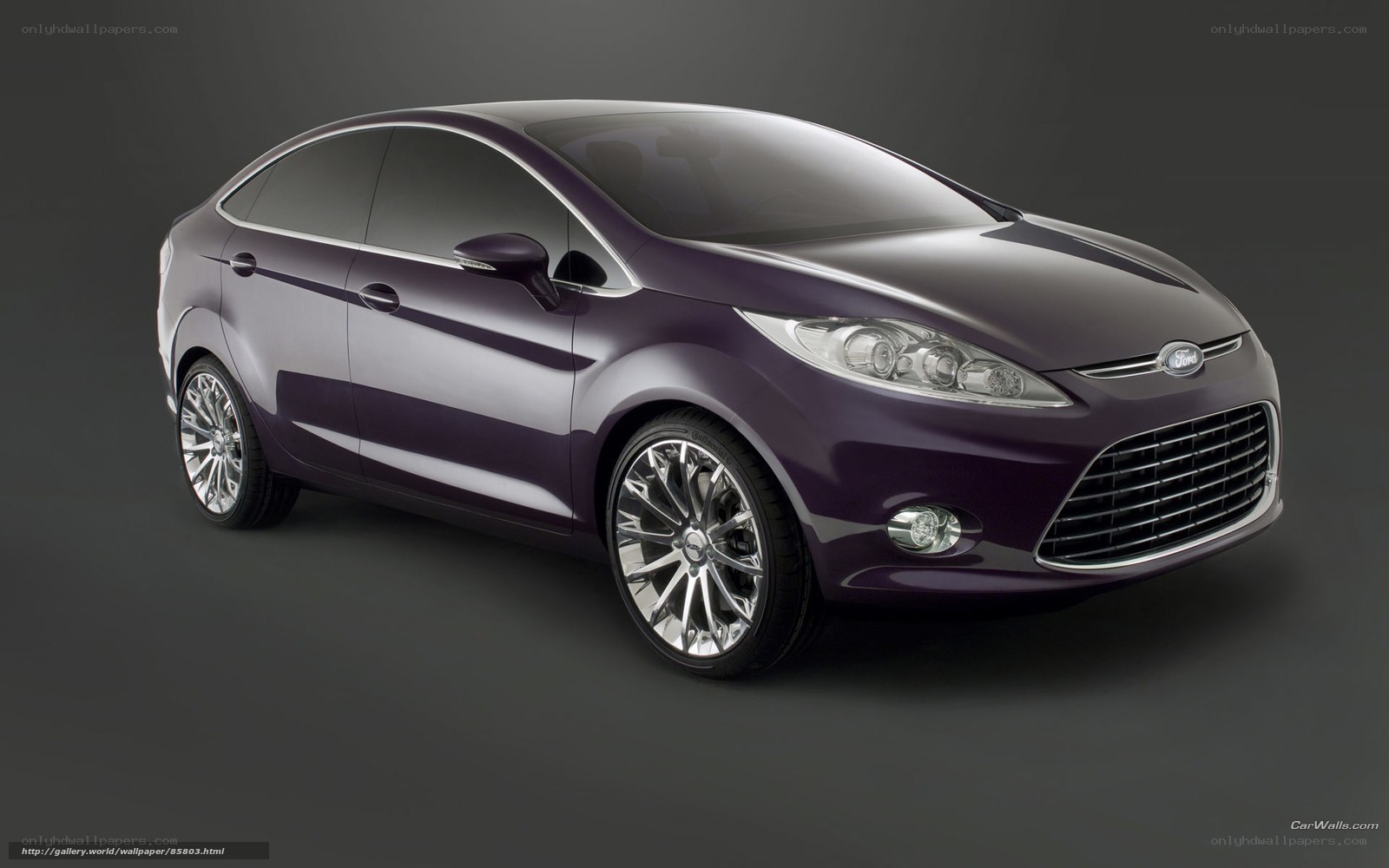 purple ford concept car