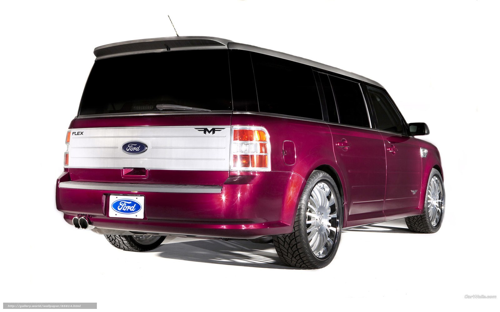 Purple Ford Flex concept car