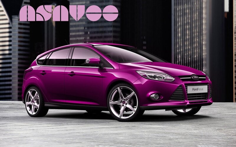 Purple Ford Focus car