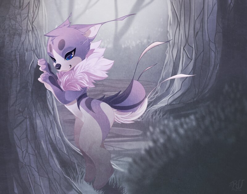 Purple Fox-like Creature