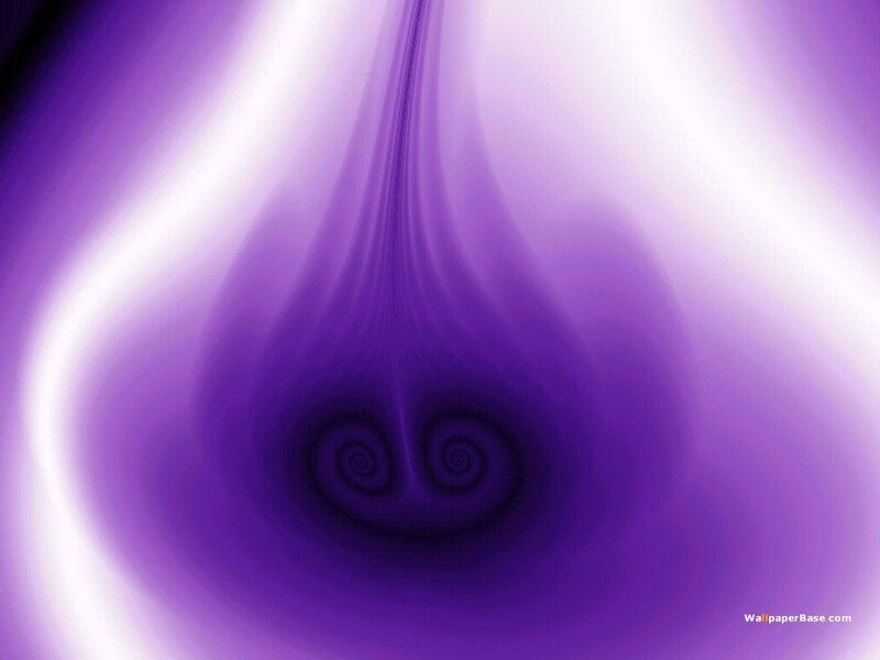 purple fractal abstract art