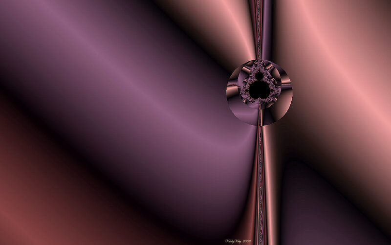 purple fractal abstract art