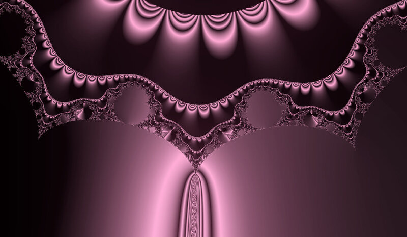 purple fractal abstract art