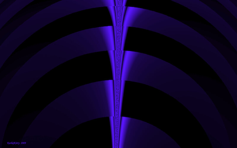 purple fractal abstract art