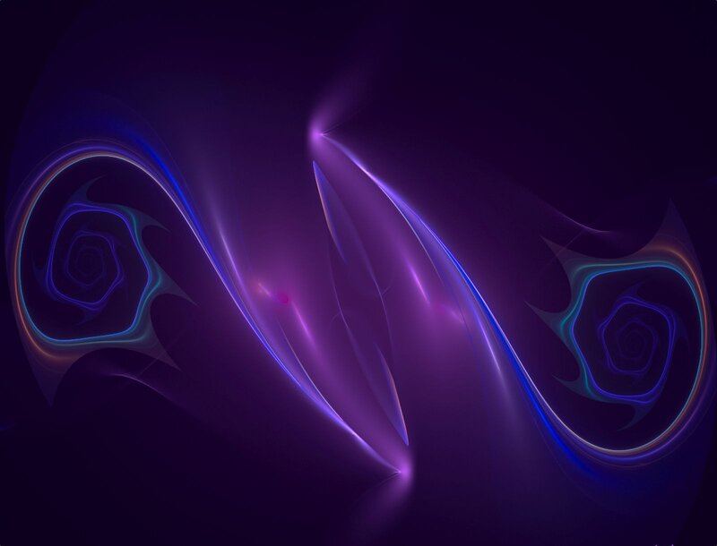 purple fractal abstract art