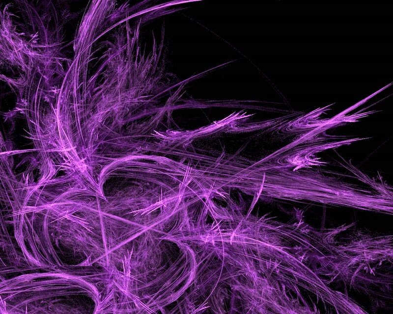 purple fractal abstract art