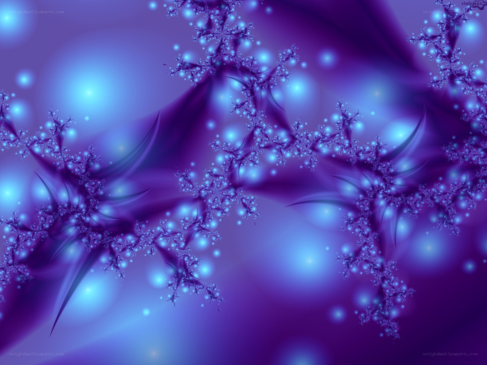 purple fractal abstract background