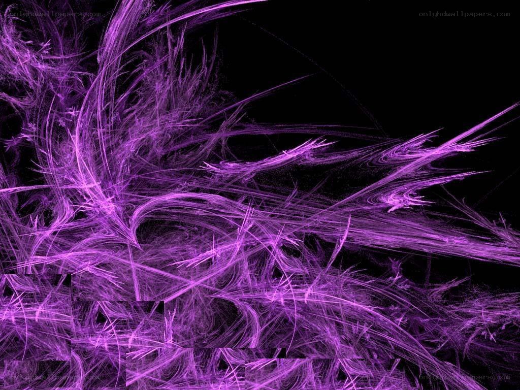 purple fractal abstract pattern