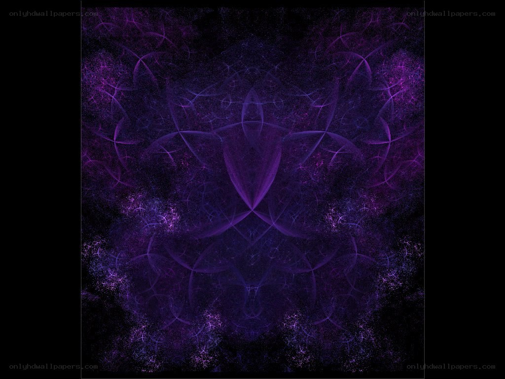 purple fractal abstract pattern