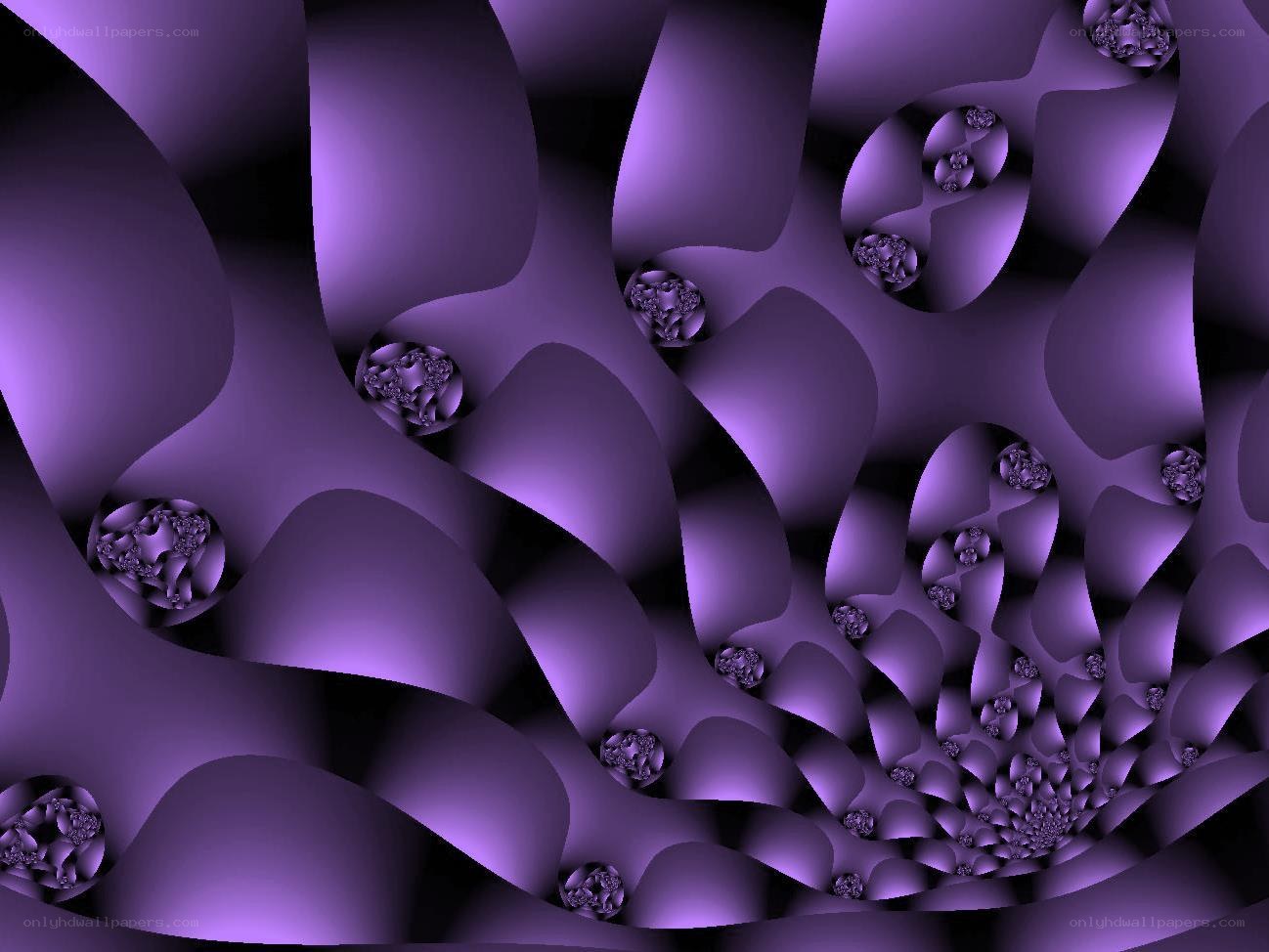 purple fractal abstract pattern