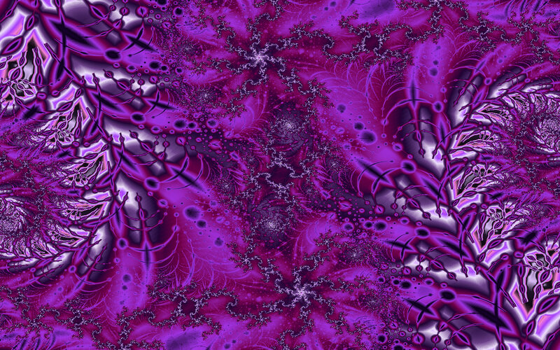 Purple fractal abstract pattern