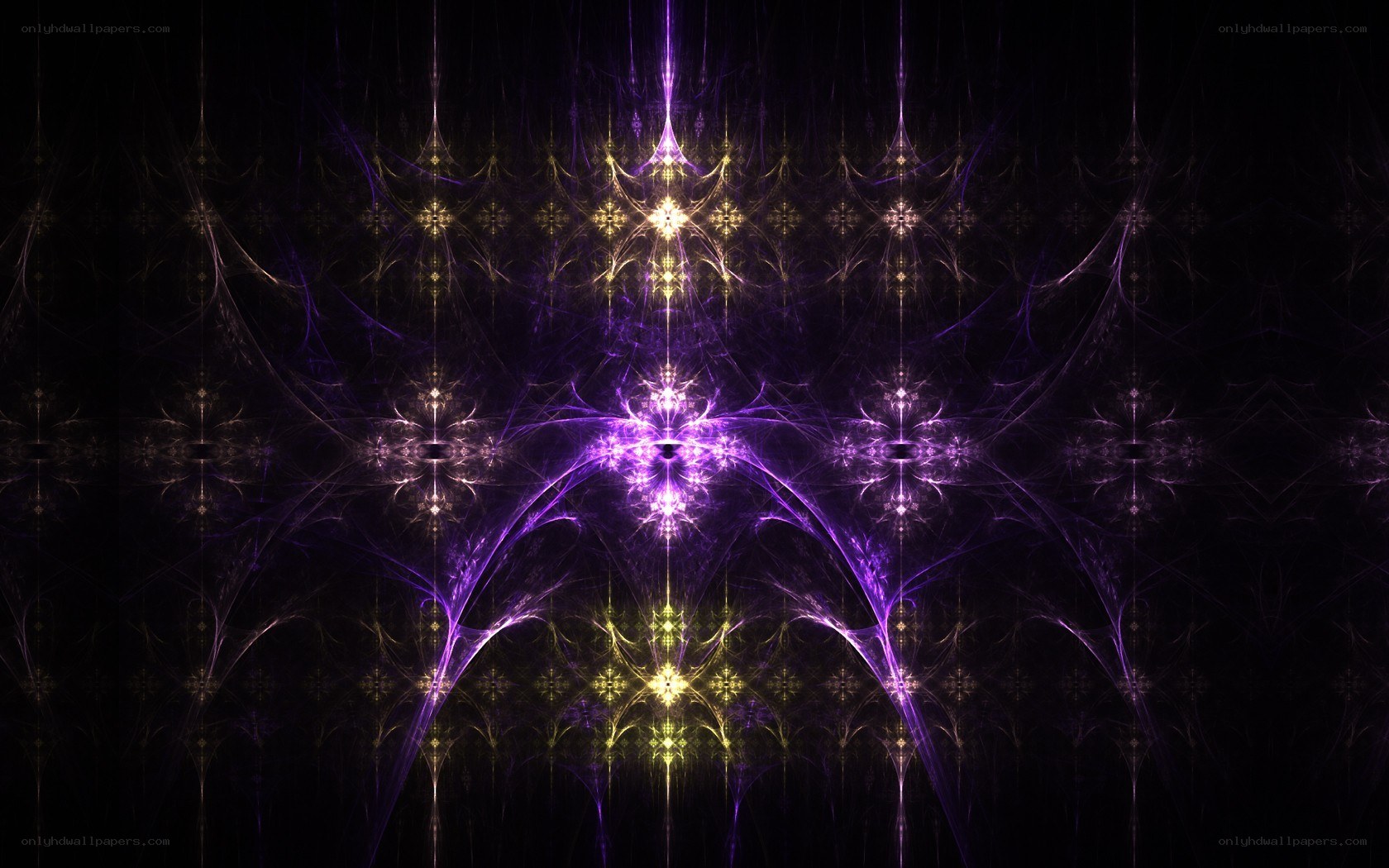 purple fractal abstract pattern