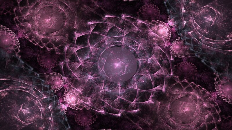 purple fractal abstract pattern