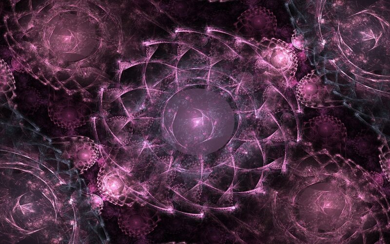 purple fractal abstract pattern