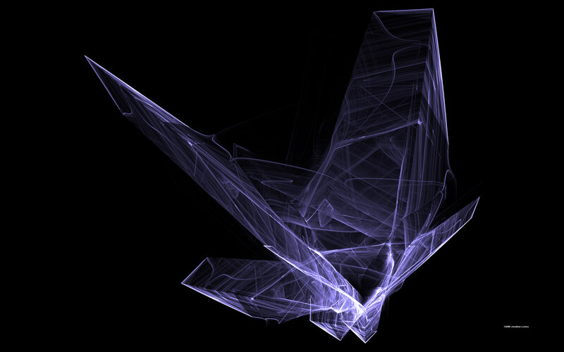 Purple Fractal Bird
