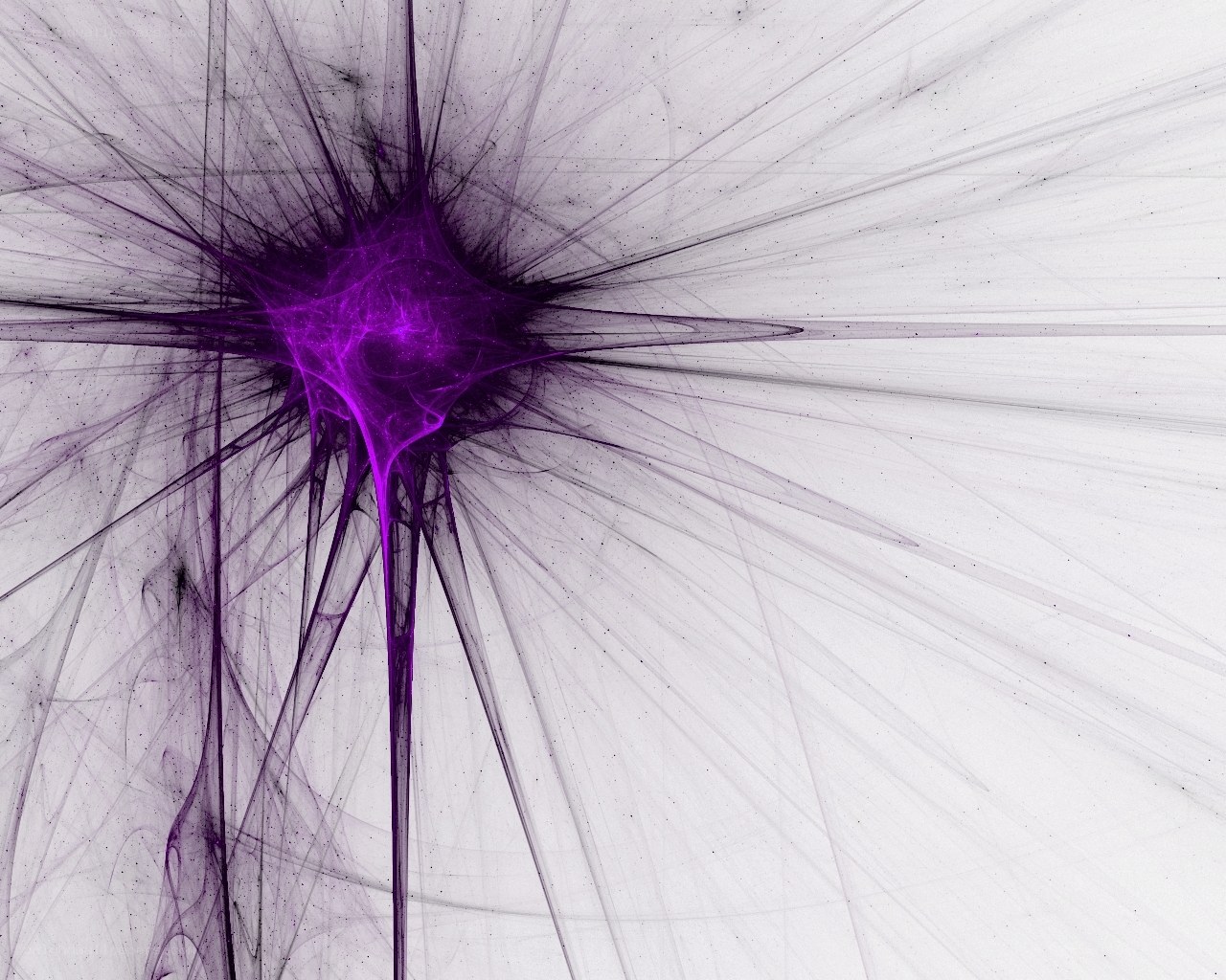 Purple fractal burst