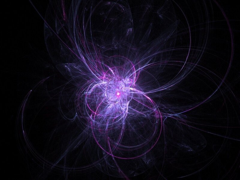 purple fractal energy burst
