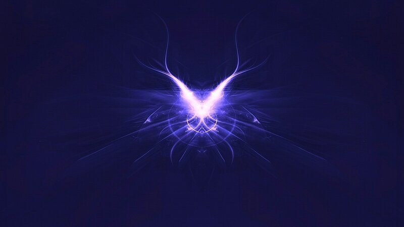purple fractal energy burst