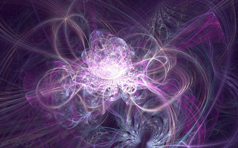 purple fractal energy burst