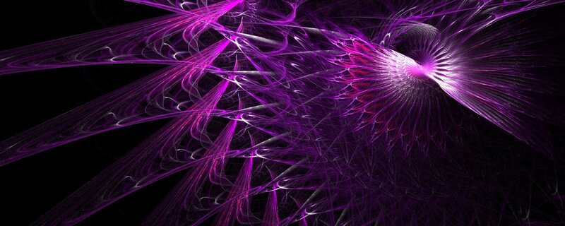 purple fractal energy burst